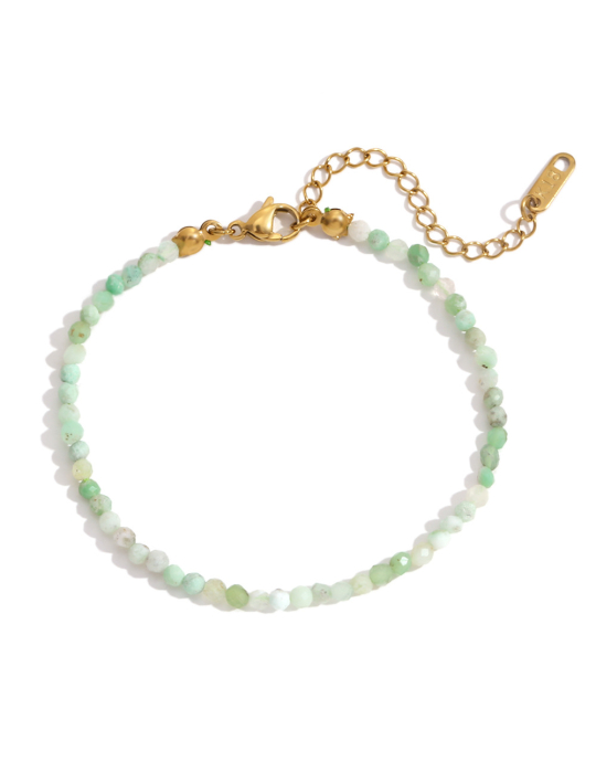 rohelise opaaliga käevõru