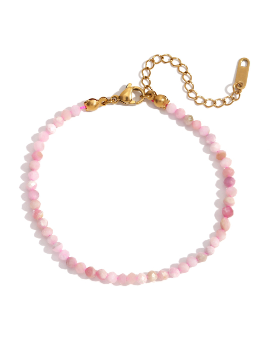 roosast opaalist käevõru